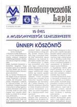 2000. év október havi lapszám