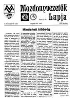 1992. év október havi lapszám